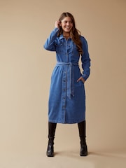 Kaffe Blue Keisha Denim Dress - Image 1 of 6