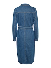 Kaffe Blue Keisha Denim Dress - Image 5 of 6