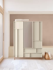 Cream Finsbury Triple, 2 Drawers Wardrobe - Image 1 of 9