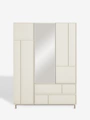 Cream Finsbury Triple, 2 Drawers Wardrobe - Image 6 of 9