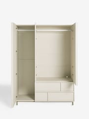 Cream Finsbury Triple, 2 Drawers Wardrobe - Image 7 of 9