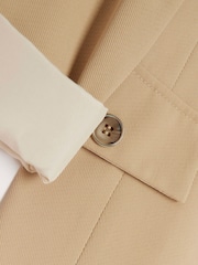 River Island Brown Girls Rolled Sleeve Blazer - Image 3 of 3