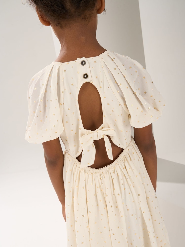 Angel & Rocket Gold Ada Star Party Dress - Image 2 of 6