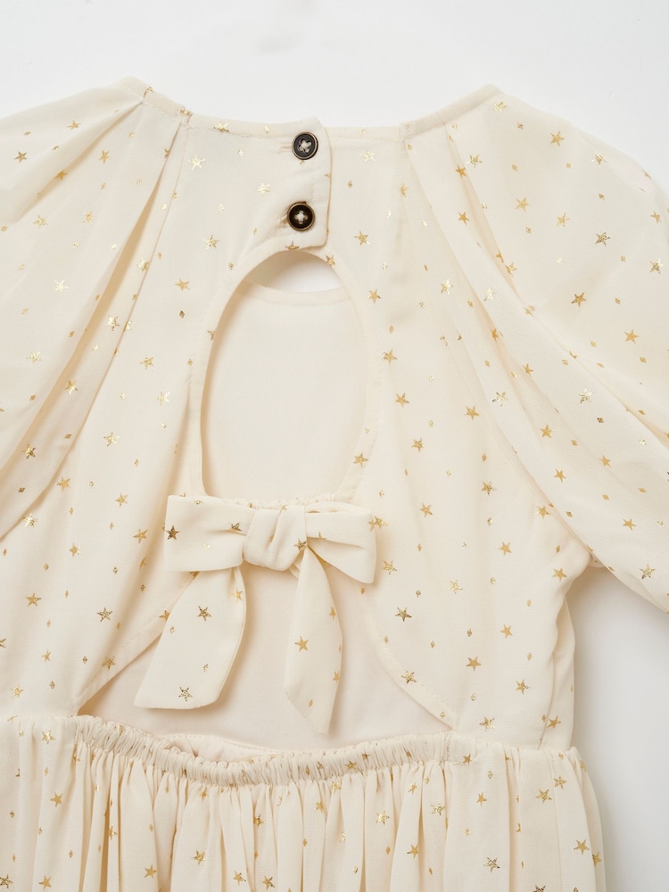 Angel & Rocket Gold Ada Star Party Dress - Image 6 of 6