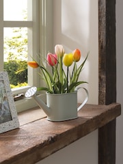 Multi Artificial Tulips In Watering Can - Image 1 of 4