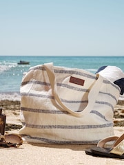 Seaspray Stripe Beach Bag & Purse Set - Image 2 of 5
