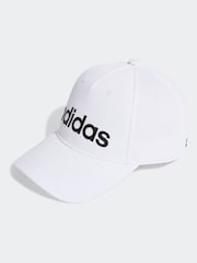 Blanco - Gorra infantil de algodón 100% de adidas - Imagen 1 de 2
