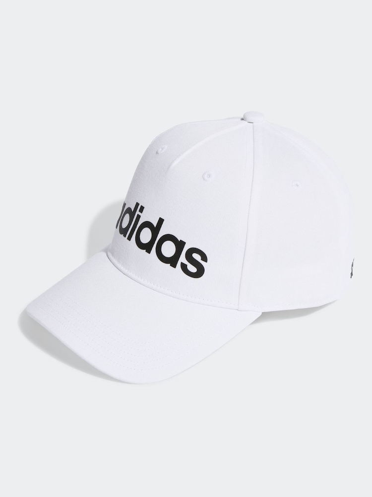 Blanco - Gorra infantil de algodón 100% de adidas - Imagen 1 de 2