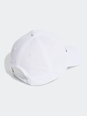 Blanco - Gorra infantil de algodón 100% de adidas - Imagen 2 de 2