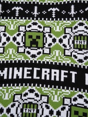 Angel & Rocket Green Fairisle Minecraft Christmas Jumper - Image 5 of 5