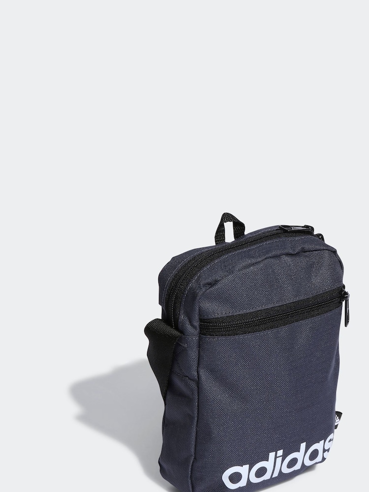 adidas Blue Linear Organiser Bag - Image 1 of 5