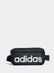 adidas Black Linear Bum Bag - Image 1 of 5