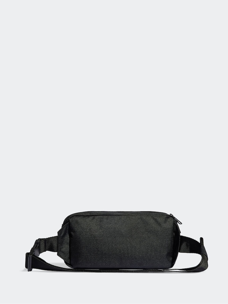 adidas Black Linear Bum Bag - Image 2 of 5