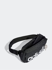 adidas Black Linear Bum Bag - Image 3 of 5