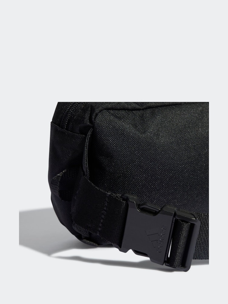 adidas Black Linear Bum Bag - Image 5 of 5