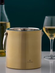 Viners Gold Barware Double Wall Ice Bucket - Image 1 of 4