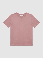 Reiss Pink Dusty Rose Bless 3-9 yrs Crew Neck T-Shirt - Image 2 of 7