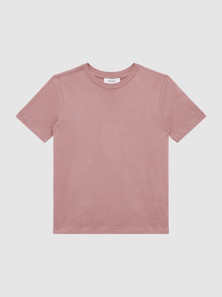 Reiss Pink Dusty Rose Bless 3-9 yrs Crew Neck T-Shirt - Image 2 of 7