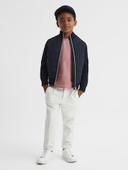 Reiss Pink Dusty Rose Bless 3-9 yrs Crew Neck T-Shirt - Image 6 of 7