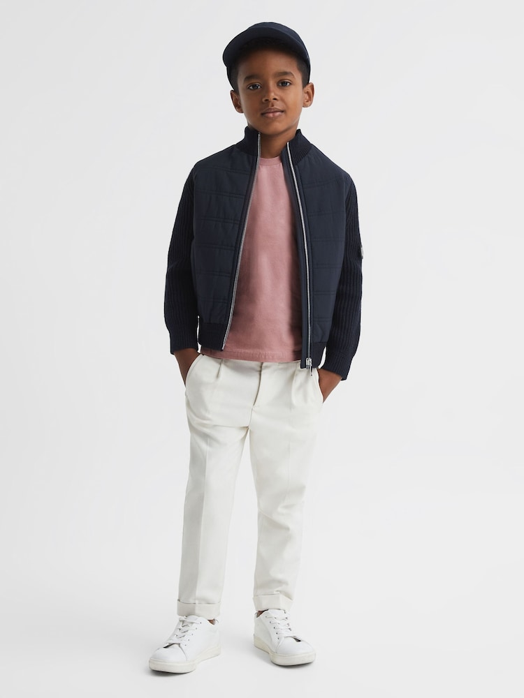 Reiss Pink Dusty Rose Bless 3-9 yrs Crew Neck T-Shirt - Image 6 of 7