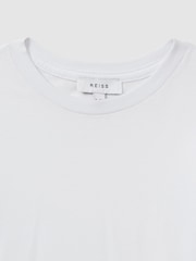 Blanco - Camiseta con cuello redondo Bless de Reiss - Imagen 3 de 7