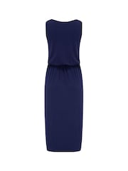Pour Moi Blue Jessie Notch Dress - Image 5 of 5