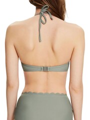 Esprit Light Khaki Green Padded Balconet Bikini Top - Image 2 of 7