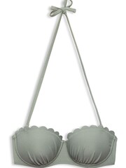 Esprit Light Khaki Green Padded Balconet Bikini Top - Image 7 of 7