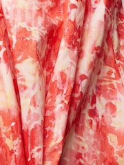 Esprit Red V-Neck Sleeveless Top - Image 7 of 7