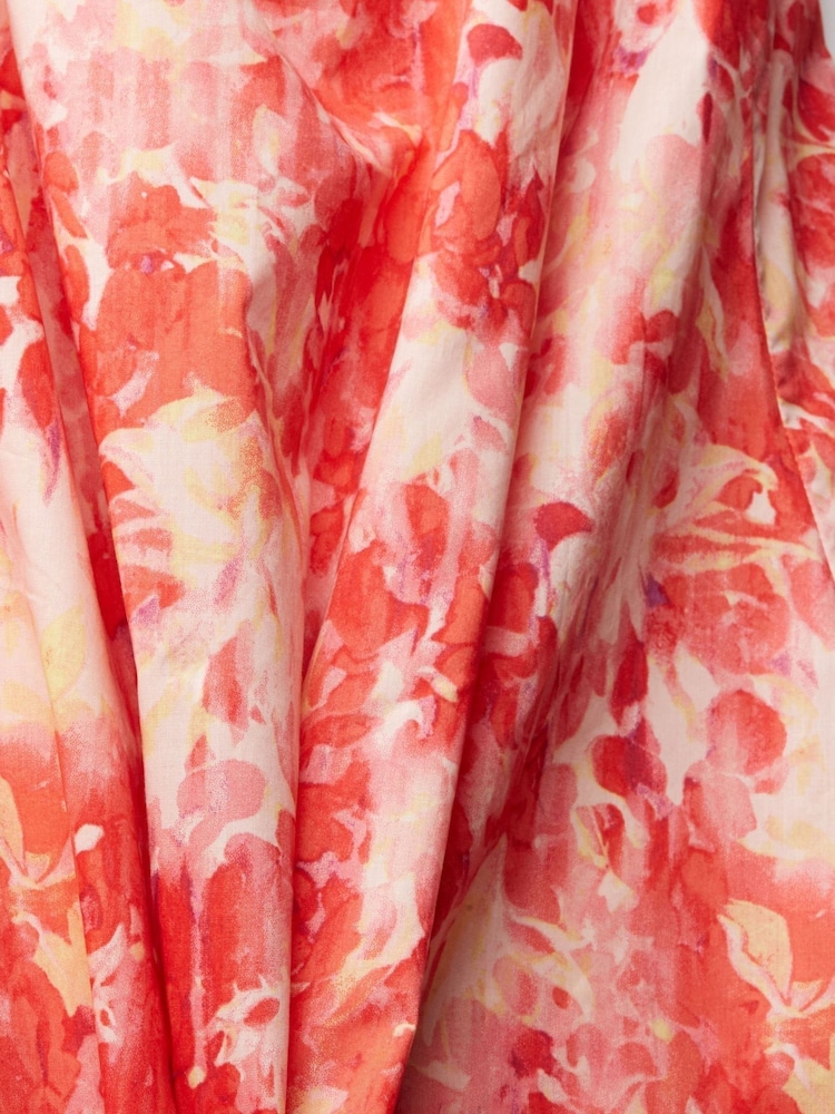 Esprit Red V-Neck Sleeveless Top - Image 7 of 7