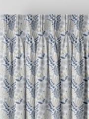 Danube Blue Lotus Made To Measure Curtains - Image 5 of 9