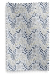 Danube Blue Lotus Made To Measure Curtains - Image 9 of 9