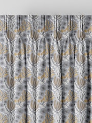 Grey Haze Lotus Made To Measure Curtains - Image 5 of 9