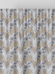Grey Haze Lotus Made To Measure Curtains - Image 6 of 9