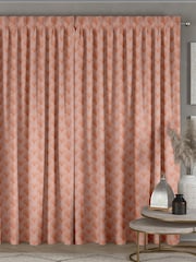 Papaya Orange Merritt Made To Measure Curtains - Image 2 of 9