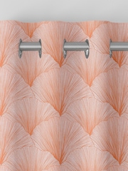 Papaya Orange Merritt Made To Measure Curtains - Image 7 of 9