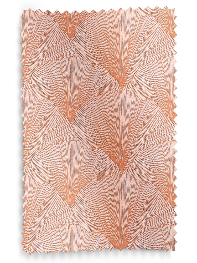 Papaya Orange Merritt Made To Measure Curtains - Image 9 of 9