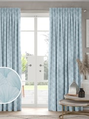 Spa Teal Merritt Made To Measure Curtains - Image 1 of 9
