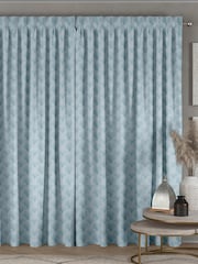 Spa Teal Merritt Made To Measure Curtains - Image 2 of 9