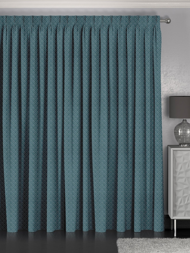 Emerald Green Molton Made To Measure Curtains - Image 2 of 9