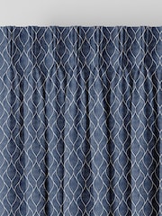 Indigo Blue Molton Made To Measure Curtains - Image 5 of 9