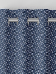 Indigo Blue Molton Made To Measure Curtains - Image 7 of 9