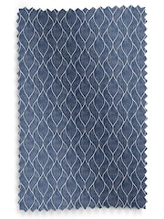 Indigo Blue Molton Made To Measure Curtains - Image 9 of 9