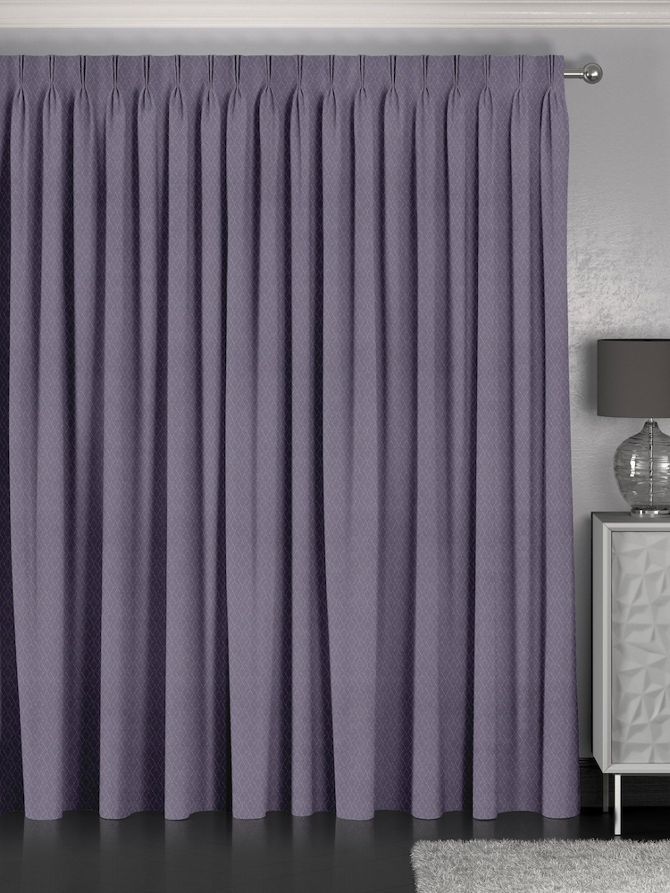 Iris Purple Molton Made To Measure Curtains - Image 2 of 9