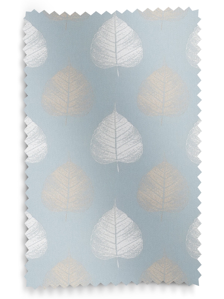 Duck Egg Blue Niven Made To Measure Curtains - Image 9 of 9