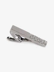 Gun Metal Textured Cufflink And Tie Clip Set - Image 3 of 6