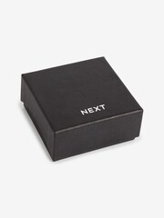Gun Metal Textured Cufflink And Tie Clip Set - Image 6 of 6
