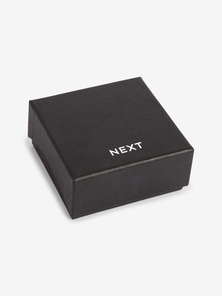 Gun Metal Textured Cufflink And Tie Clip Set - Image 6 of 6