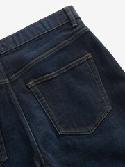 Temno modra in modra - Ravno - Vintage Wash denim kavbojke - Slika 8 iz 8