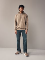 Mid Tint Straight Fit Authentic Stretch Denim Jeans - Image 2 of 10